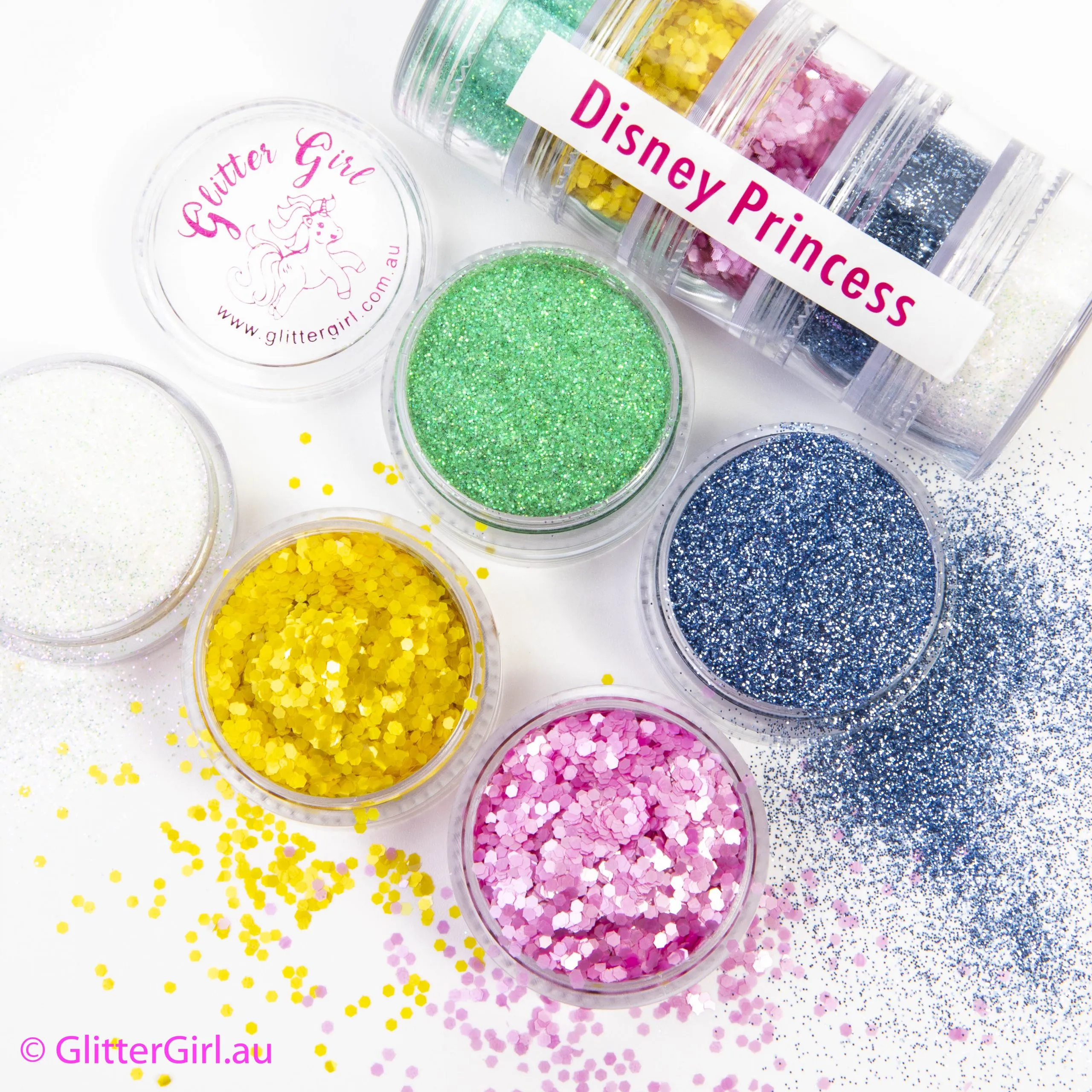 Glitter Girl Disney Princess Glitter Collection