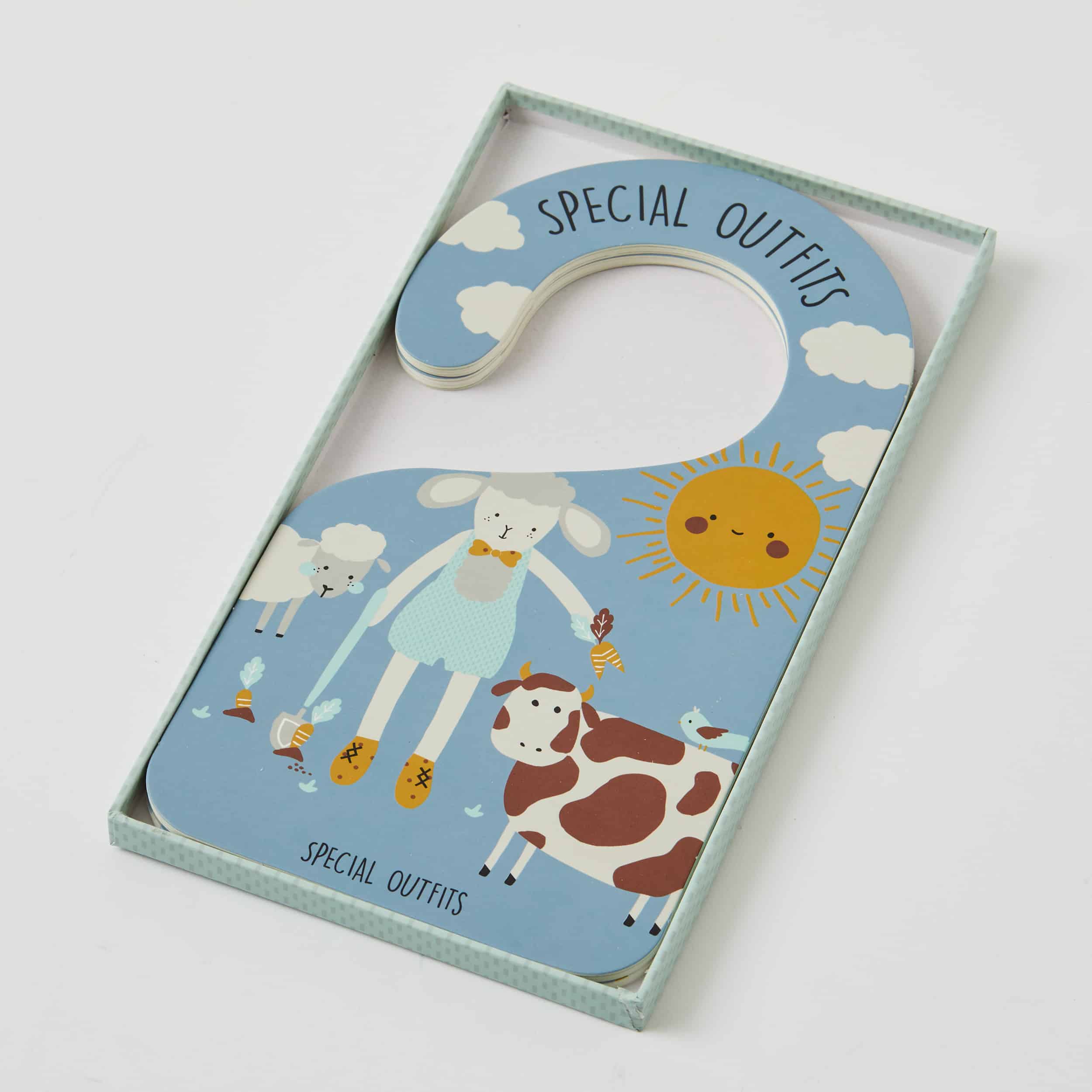 Farm Fun 8pc Baby Wardrobe Size Dividers