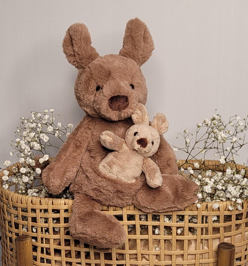 Petite Vous Koko The Kangaroo & Jojo Soft Toy