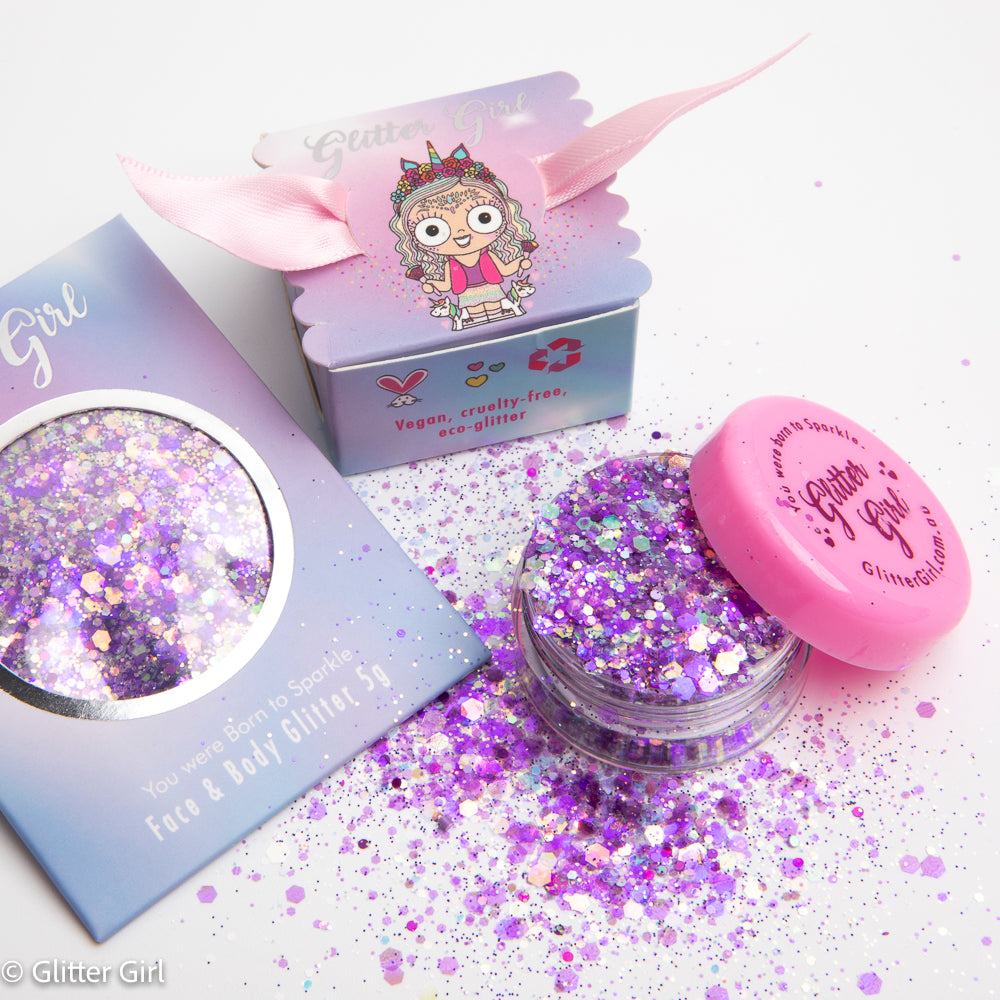 Glitter Girl Purple Party Glitter