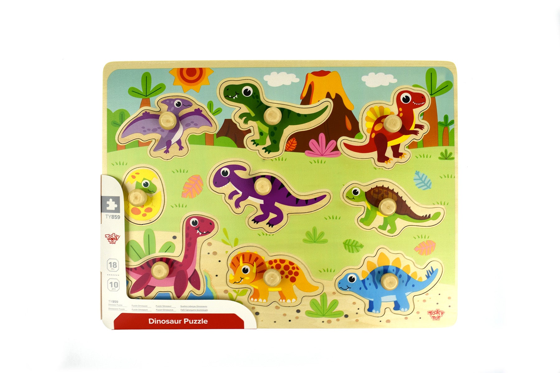 Dinosaur Peg Puzzle
