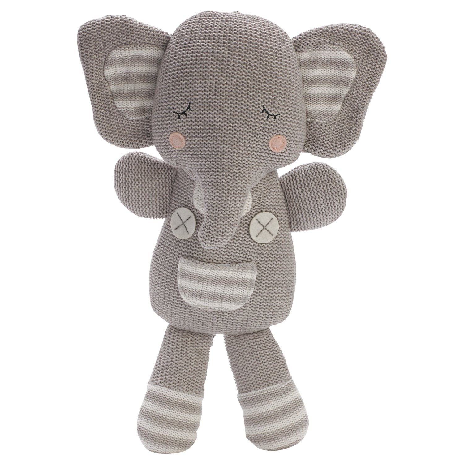Eli the Elephant Knitted Toy