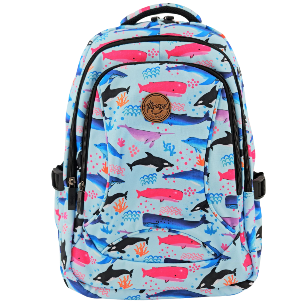 Alimasy Underwater Creatures Large School Backpack