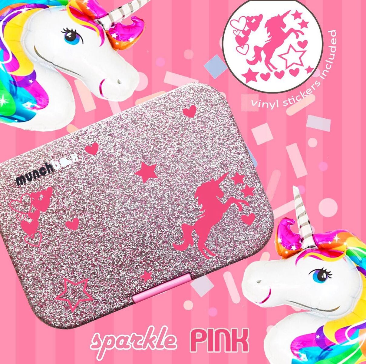 Munchbox Sparkle Pink Maxi 6
