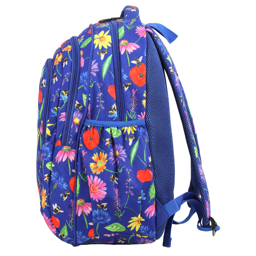 Alimasy Bees & Wildflowers Large School Backpack