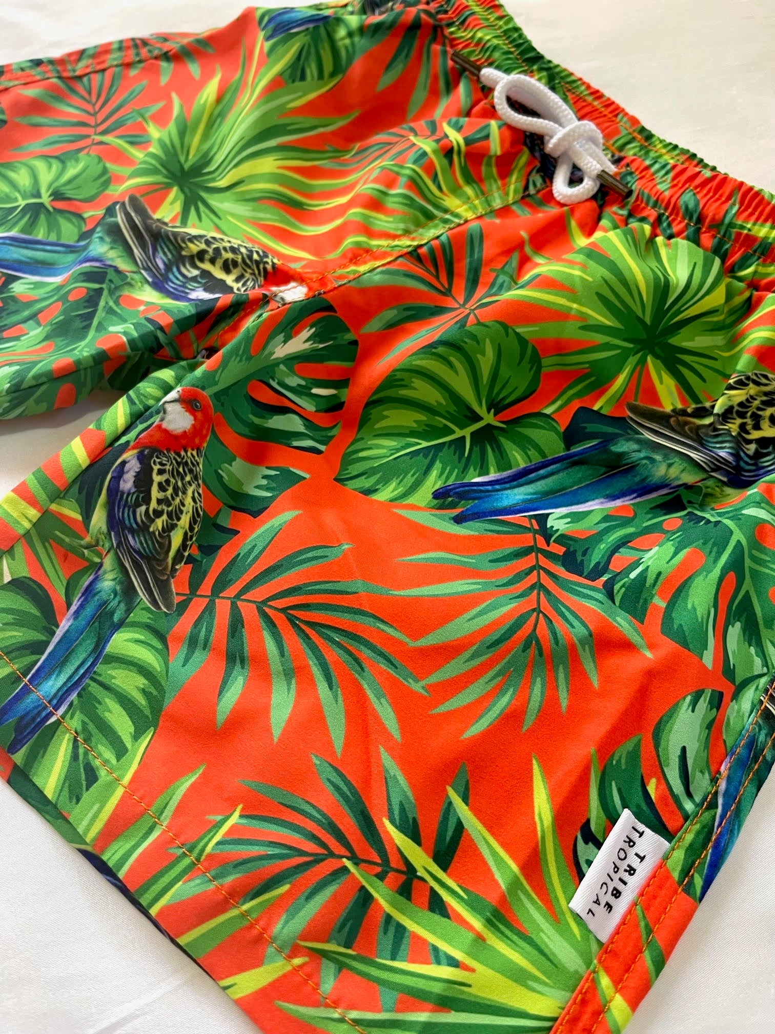 Tribe Tropical Rosella Board Shorts