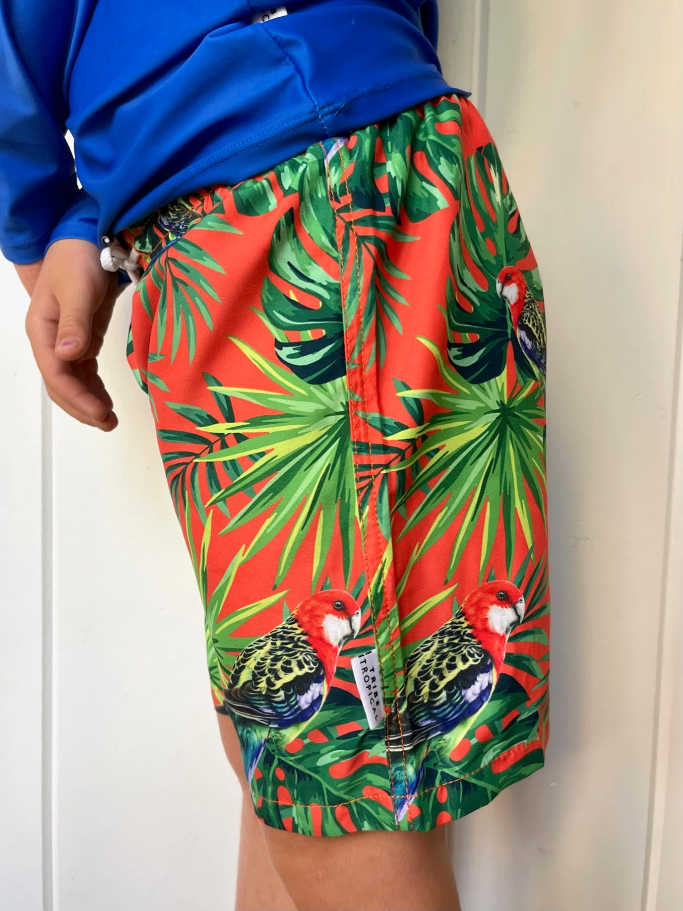 Tribe Tropical Rosella Board Shorts