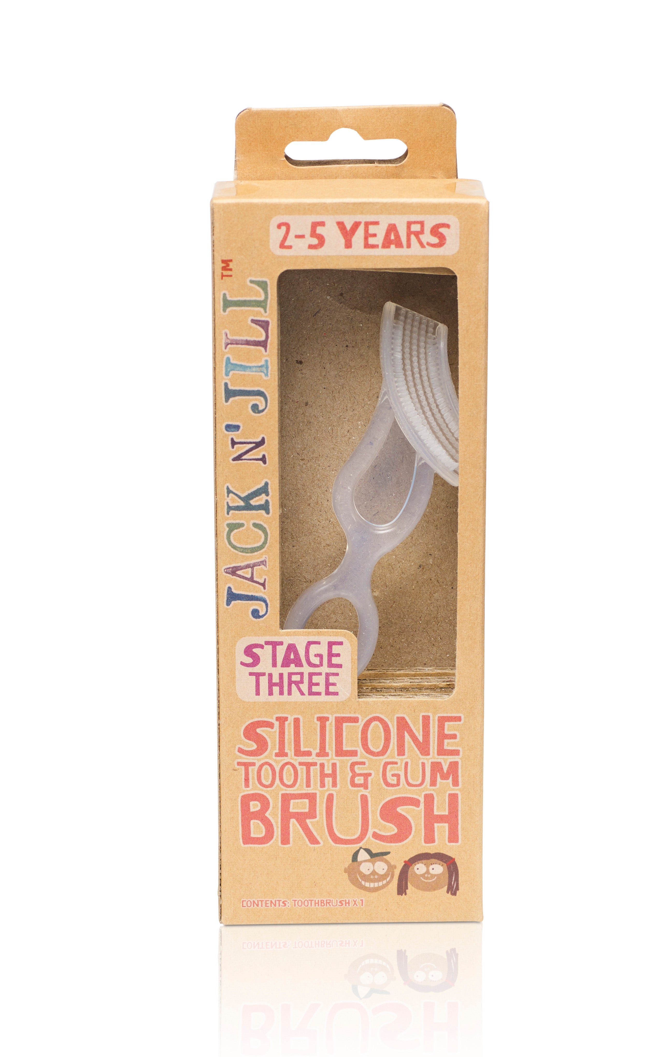 Jack N Jill Stage Three Silicone Tooth & Gum Brush